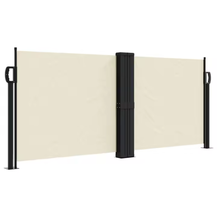 Toldo lateral retrácthil Crema 100x600 cm - 1