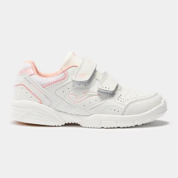 Zapatillas Joma School velcro 2207 blanco coral niños - 1
