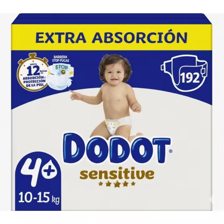 DODOT Pañales Sensitive Extra Talla 4+ y 5+ - 1