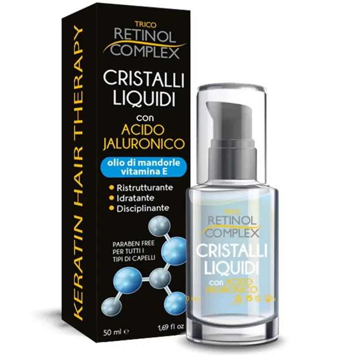 Cristales Líquidos Revitalizantes with ácido Hiálico Hydratation y Brillo para tu Cabello Trico Retinol Complex - 1