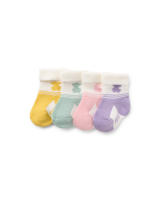 Set 4 calcetines de bebé colores Logo Tous - details 3