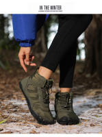 Botas De Invierno Impermeables Para Hombres Y Mujeres Zapatos De Camuflaje Casuales Para Exterior Trabajo Caminar Escalada Senderismo - details 46