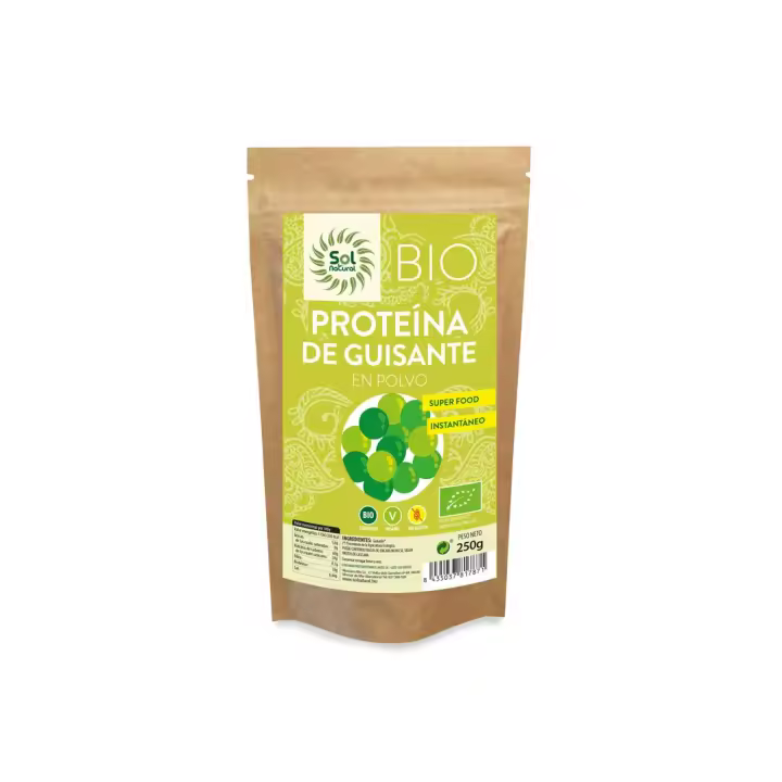 Proteina de guisante en polvo Bio 250g Sol Natural - 1