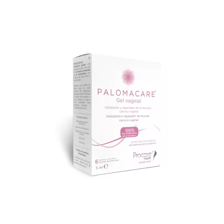 PALOMACARE Gel Vaginal Hidratante 6 Cánulas - 1
