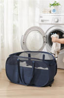 Cesta De Ropa Plegable Grande Para Almacenamiento De Ropa Sucia Con Manijas Portátiles Organizador De Ropa Para Baño - details 9