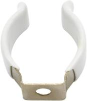 Juego de 20 soportes para tubos de luz U & A Clips de pared blanco, plástico, blanco, paquete de 20 - details 0