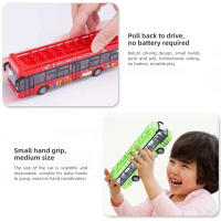 Mini Autobús De Aleación Para Niños Juguetes De Metal Diecast Coche De Retroceso Doble Piso Autobús De Visita Regalo De Navidad Para Niños - details 6
