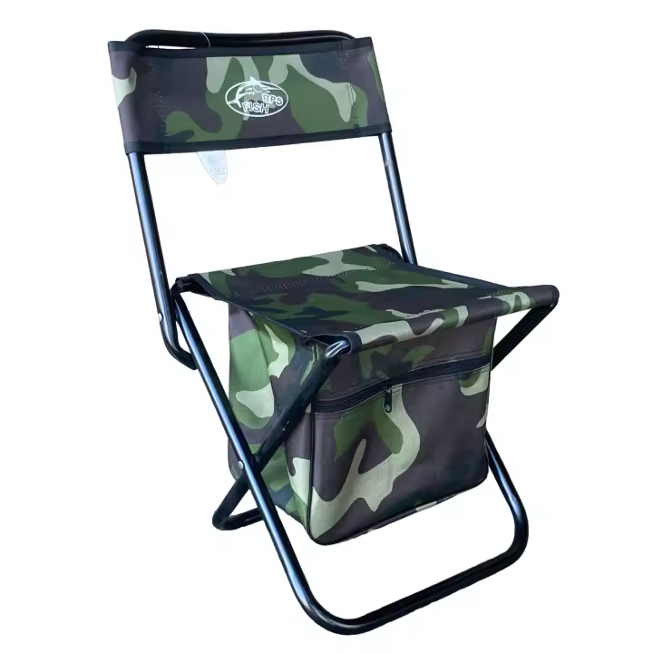 Maxia Market Silla de pesca portátil plegable con un bolso antioxidante para pesca aire libre - 1