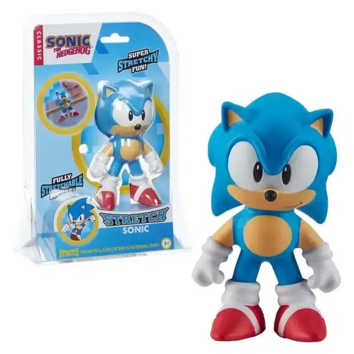 Sonic Stretch Muñeco con Cuerpo Estirable Azul Famosa TR001000 - 1