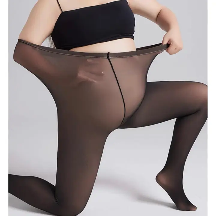 INTIMOLAND MEDIAS TRASLUCIDAS TERMICA - EFECTO PIEL, CON PELO INTERIOR, MEDIAS DE INVIERNO DE MUJER - 1