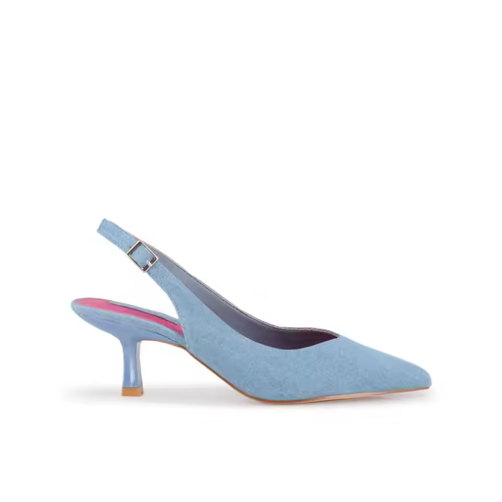 Blogger RANIA-1 Zapatos de salón de mujer azules en sintético 81316 - 1