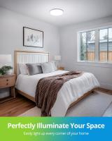 Lámpara de techo LED ultrafina de 20 W y 2146 LM, Luz Blanca Diurna de 6000 K, para baño, Modern Y Redonda de 22 cm - details 1