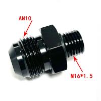 Adaptador Recto De Hembra M14x1.5 M16x1.5 a AN10 10 an De Aluminio Negro Para Motor Compatible Con Todas Las Dislocaciones - details 0