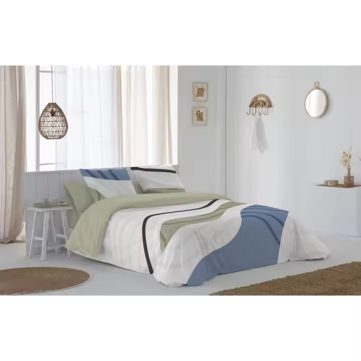 JVR - FUNDA NORDICA J/2 P modelo ONIX - Tejido 100% Algodón - Estampado digital - Fabricado en España - Cama 90/105/135/150/160/180 - 1