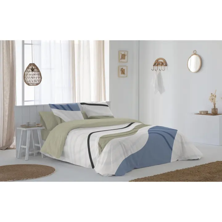 JVR - FUNDA NORDICA J/2 P modelo ONIX - Tejido 100% Algodón - Estampado digital - Fabricado en España - Cama 90/105/135/150/160/180 - 1