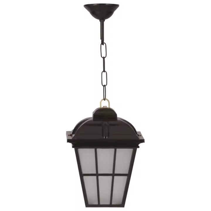 Lámpara de techo para exterior WELLHOME- Negro, 20x20x55 - 1