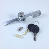 Cerradura De Herradura Para Puerta De Vidrio Deslizante Con 2 Llaves Adecuada Para Vidrio De 5-8mm Aleación De Zinc Armario Expositor - details 2