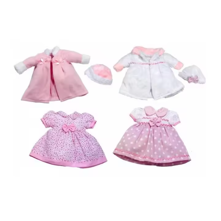 TRAJES SURTIDOS T.38-42 EN PERCHA ROSA TOYS - Accesorio para Muñecas - 1