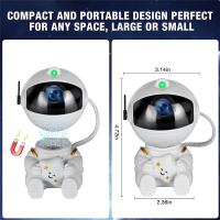 Proyector De Estrellas Y Astronauta Galaxy LED Luz Nocturna Decorativa Para Habitación Regalo Para Niños Lámpara De Decoración Del Piso - details 4
