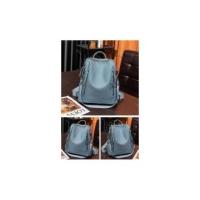 Mochila De piel auténtica para mujer, bolso de viaje de alta calidad, informal, de hombro, 2023 - details 2