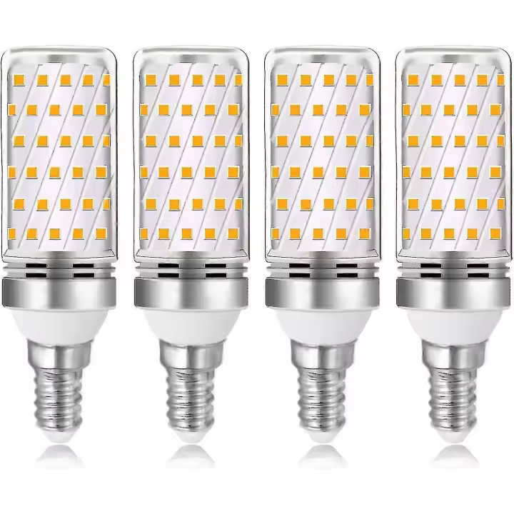 E14 16W nivel El Blanco bombilla Caliente 3000K 1600lm, E14 100W 120W lámpara halógena equivalente, AC 230V, no-dimmable, 4PCS/YY - 1