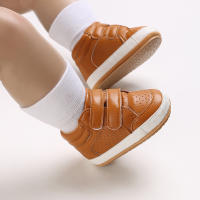 Zapatos Para Bebé 0-18 Meses Niño Y Niña Suéter De Cuero PU Suave Suela De Goma Antideslizante Zapatos Casuales Para Todoterreno - details 21