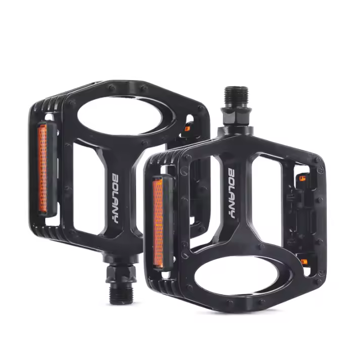 Pedal De Bicicleta BOLANY De Aleación De Aluminio Reflectante Antideslizante Con 11 Uñas Ultraligero De 2 Rodamientos Para MTB Y Ciclismo - 1