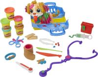 Play Doh Kit Veterinario juego de plastilina con accesorios y 5 botes de plastilina Hasbro F3639 - details 3