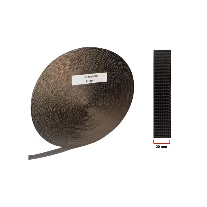 Cinta Persianas Eco 20 mm  Bobina 50 mts | Varios colores disponibles - Resistentes a la radiación UV, lavables a máquina - Fabricadas en España - 1