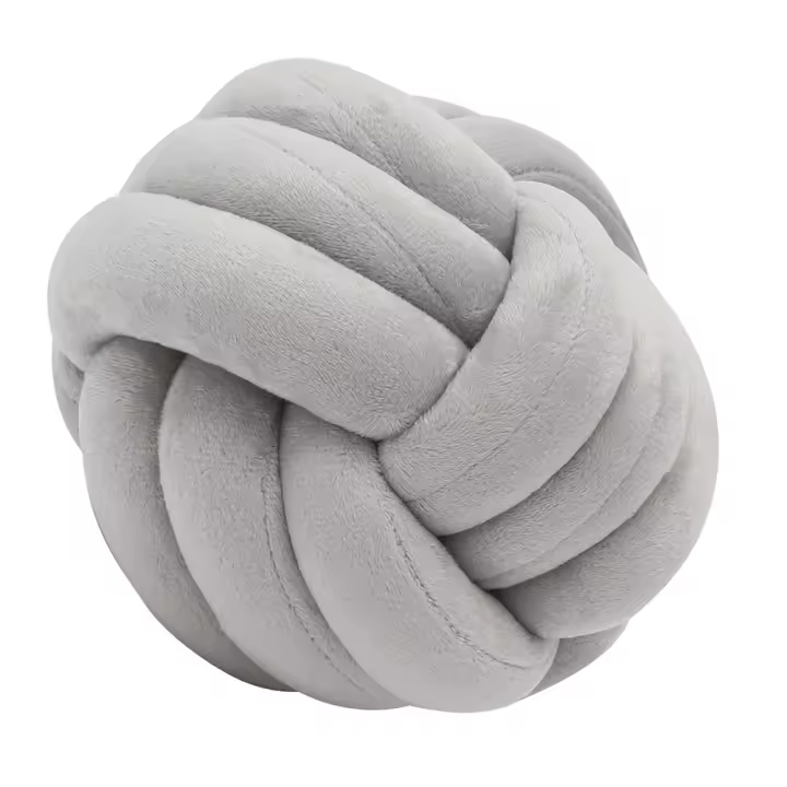 Cojín Redondo De Veludo Estilo Nórdico Cálido Para Bebés Y Adultos Decoración De Dormitorio Almohada De Descanso Para Niños Y Adultos - 1