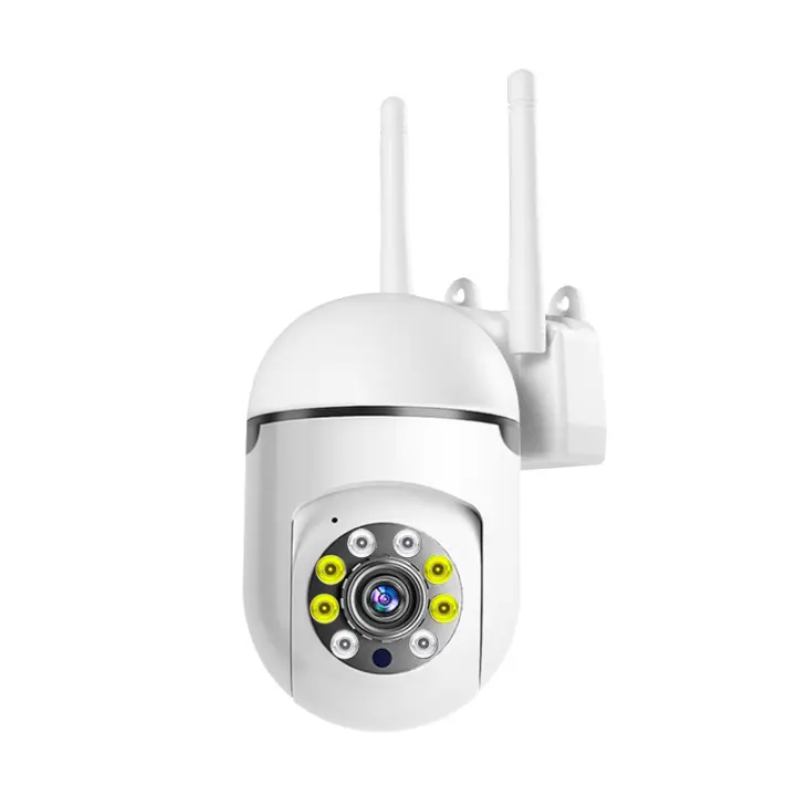 Cámara De Seguridad IP WiFi Dual Frequencia 2.4G Y 5Ghz PTZ Automática Para Bebé Monitorización Inalámbrica 1080p Con Visión Nocturna Y Detección De Movimiento - 1