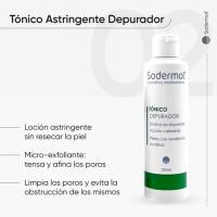 Sodermol |Tratamiento Completo para el Acné | Gel Limpiador y Tónico Depurador | Exfoliante y Purificador - details 2