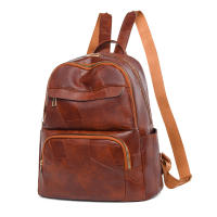 Mochila para mujer, nueva, estilo coreano, versátil, de un solo hombro, bandolera de cuero suave, mochila para mujer - details 4