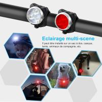 Luz LED para Bicicleta, Luz trasera y trasera recargable para Bicicleta, 4 Modos de Brillo, iluminación USB a prueba de golpes, resistant to Agua, MTB, Carro de Bicicleta para acampar - details 2