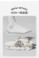 Zapatillas De Plataforma Para Hombre Con Diseño De Graffiti Y Pataugas De EVA Para Interior Y Playa Sandalias Planas Con Estampado De Dibujos Animados - details 2