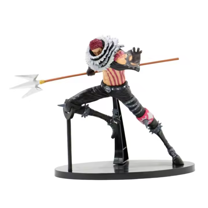 Figura De Acción Anime One Piece 15cm Charlotte Katakuri Rey Del Artista Modelo PVC Colección Decoración De Escritorio Juguete Para Niños Y Adultos - 1