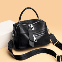 Bolso de hombro de piel de vaca para mujer, bandolera de cuero genuino, suave, informal, alta calidad - details 3