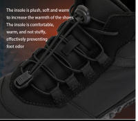 Botas De Nieve Para Hombres Y Mujeres Zapatos De Invierno Botas De Tobillo Con Cierre Elástico Lining De Pelo Completo Resistente Al Agua Para Actividades Al Aire Libre - details 11
