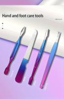 Juego De Uñas Gradient Azul-Rosa 7-15 Piezas Cortauñas De Alta Calidad Kit De Manicura Y Pedicura Con Herramientas De Acero Inoxidable En Estuche - details 10