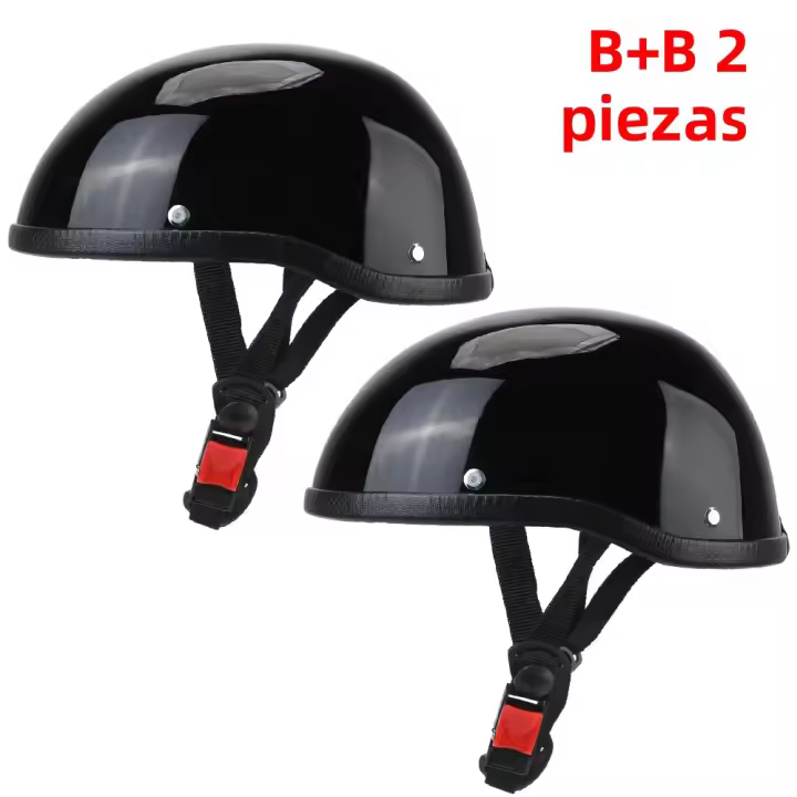 Casco De Motocicleta Unisex Ultra Ligero Estilo Retro Vintage Protección De Seguridad Para Ciclismo MTB Bicicleta De Carretera Accesorios De Motorbike - 1
