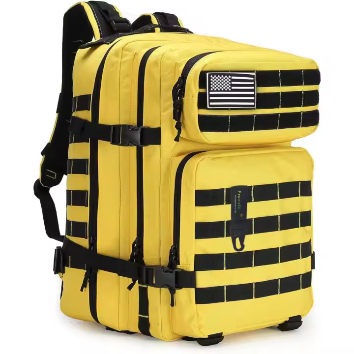 Mochila Táctica Marce 45L, unisex, multifuncional e impermeable con sistema Molle EDC. Compatible con la mayoría de aerolíneas, es ideal para viajes y actividades al aire libre como rutas, campamento, excursiones, montañismo, escalada y trekking. - 1
