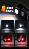 Linterna Frontal Portátil XPG Sensor Con 4 Modos Recargable USB Alta Brillo Luz De Noche Trabajo Head Torch - details 3