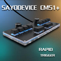Teclado Mecánico CM51 SayoDevice Con Switches Magnéticos OUTEMU/Gateron Y Botón De Control Pantalla Copia Y Pegado Para Desktop Laptop Tablet - details 0
