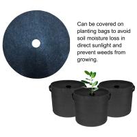 6PCS Anillo De Cobertura Para Árboles No Tejido Protector Antideslizante De 15cm-82cm Barreira De Maleza Para Jardinería - details 2