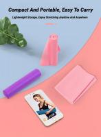 Banda De Resistencia Portátil Para Yoga Y Pilates Entrenamiento De Estiramiento Largo Para Terapia Física Y Fortalecimiento De La Masa Baja Ejercicio Elástico Para El Hogar - details 2