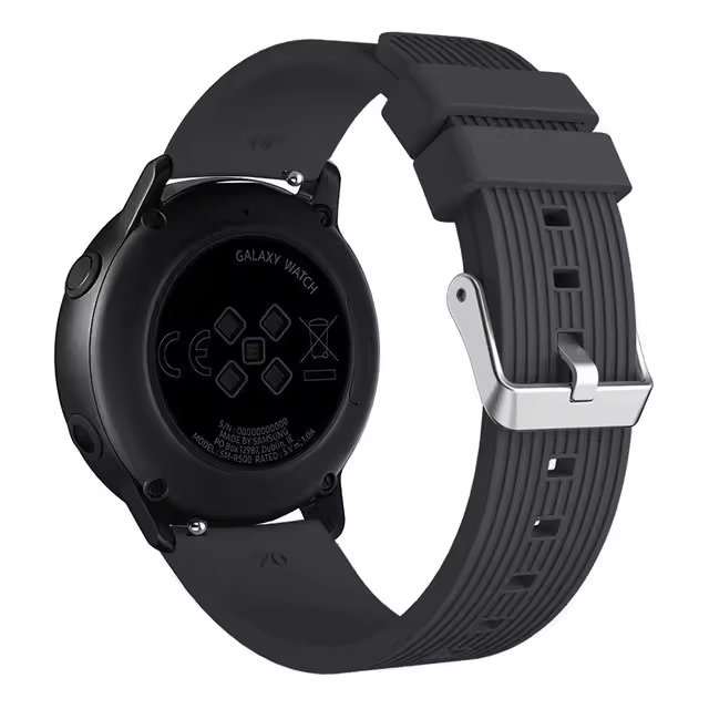 Correa De Silicona Para Amazfit GTR 42mm GTS 4/3/2 Y Galaxy Watch Active 2 40 Pulsera Deportiva De Goma Para Reloj Compatible Con Marcas No Especificadas Originales De China - 1