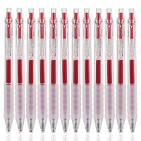 Lápices De Gel Recargables Y Retráctiles Aihao GP270 Con Agarre Suave Gran Capacidad 0.5mm Punto Fino Pack De 6 (Rojo) - details 0