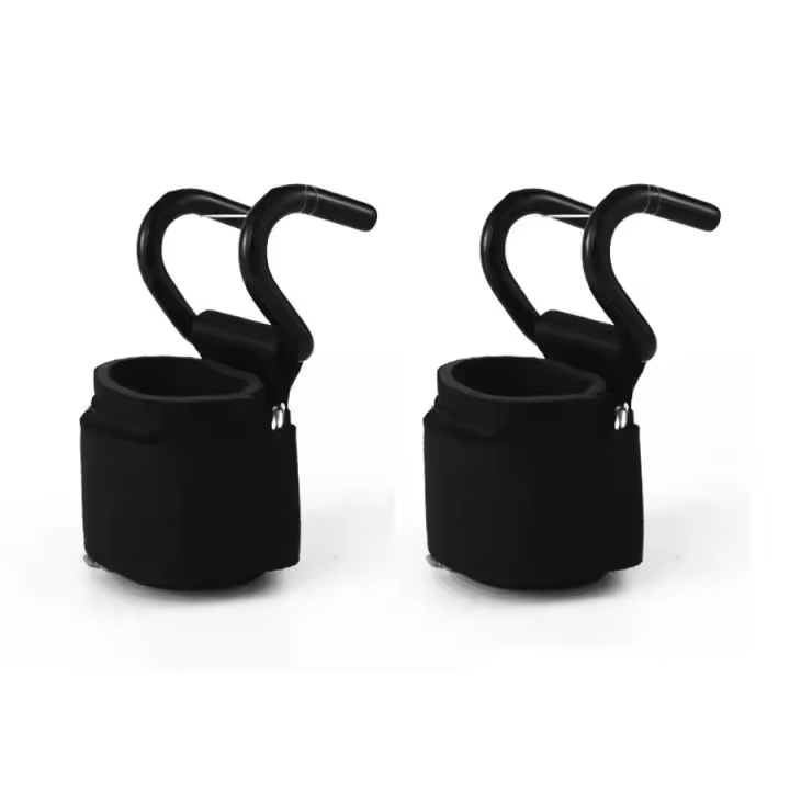 Gancho De Elevación Antideslizante Con Correa De Muñeca Para Dominadas Herramienta De Entrenamiento De Músculos De Los Brazos - 1