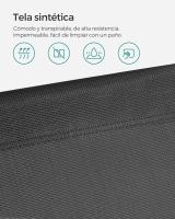 Tumbona de jardín plegable de aluminio NATERIAL Azur blanco 61x30x188 cm - details 3