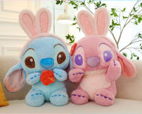 Muñeco De Peluche Disney Stitch 40cm Conejo De Dibujos Animados Para Niñas Muñeco De Angel Con Orejas De Rabbit Regalo De Decoración - details 3
